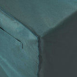 LUMALAND Gartenmöbelabdeckung Grill Abdeckhaube 152,4x63x125 cm aus wasserdichtem grün/grauem Oxford 600D Material.