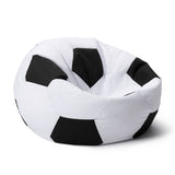 LUMALAND Luxury Fußball Sitzsack aus der Comfortline, großes Fussballsitzkissen mit hochwertigem, geruchsneutralem Material und optimaler Anpassung.