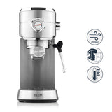 ESPRESSO-ULTIMATE Espresso-Siebträgermaschine 20 bar, mit Thermoblock, Dampfdüse, Wassertank 1L und Temperaturkontrolle.