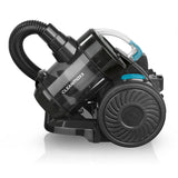 CLEANmaxx Zyklon-Staubsauger - schwarz, beutellos mit EPA-Filter, leichtem 1,2L Staubbehälter und handlichem Design für Treppen.