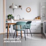 Wanduhr Küchenuhr Uhr Analog Vogelstimmen mit 12 Singvogelstimmen, 25 cm, klassische batteriebetriebene Dekouhr für die Küche.