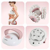 MAXXMEE Anti Cellulite Massagegerät - 2 Intensitätsstufen, ergonomisch mit Noppen- und Magnetperlen-Aufsatz für straffes Bindegewebe.