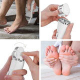 nah-vital elektrischer Hornhautentferner mit 3 Rollen, USB-aufladbar, für sanfte und effektive Fußpflege zuhause.