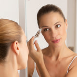 VITALmaxx Haarentferner "Perfect Shave" für schmerzfreie, rötungsfreie Haarentfernung und perfekte Augenbrauenform mit LED-Licht.