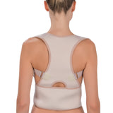 VITALmaxx Rückenkorrektor - L/XL in creme, verstellbar, weiches Material für optimale Rückenhaltung und Tragekomfort.