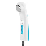 Schmerztherapie-Gerät Ultraschall - 24 Volt - weiß/türkis, handliches Ultraschallgerät zur Behandlung von Schmerzen und Verspannungen.