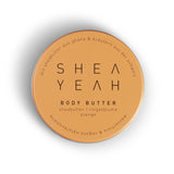 SHEA YEAH Body Butter Ringelblume Orange 90 g – vegane, wasserfreie Naturkosmetik für zarte Haut, ohne Emulgatoren und Mineralöle.