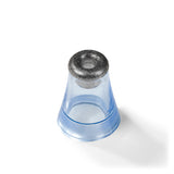 VITALmaxx Porenreiniger 5-tlg. mit Aufsatz für Mikrodermabrasion in Weiß, Mikrokristallin-Aufsatz zur Hautreinigung.