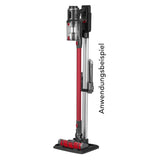 MAXXMEE Standhalterung für die Clever Clean Serie - schwarz, praktische Lade- und Abstellstation ohne Bohren für Akku-Staubsauger.