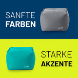 LUMALAND Sitzsack-Hocker - Kombinierbar mit modularem System, 200 L, Türkis mit robustem Bezug und abwischbarer Oberfläche.