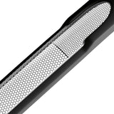 MIWIAM Nagelfeile glatte Nageloberflächen ohne Risse für Finger- & Fußnägel, rostfrei, flexibel und langlebig, schwarz.