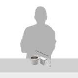 LANDMANN Magnet-Flaschenhalter für Grill aus Edelstahl mit starkem Magnet, geeignet für 0,33 & 0,5 L Flaschen und Grillzubehör.