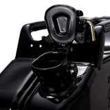 Oxid7® 3x Metall Benzinkanister 20 Liter - Schwarz mit UN-Zulassung, Pulverbeschichtung und Korrosionsschutz für Benzin und Diesel.