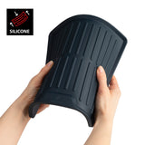 LANDMANN Schneidebrett mit Silikonmatte flexibel, rutschfest und leicht zu reinigen für sauberes Schneiden ohne Tischverschmutzung.