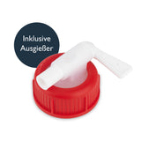 BEEM PREMIUM ENTKALKER KONZENTRAT - praktischer roter Kanisterverschluss mit tropffreiem Ausgießer inklusive.