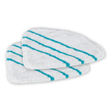 MAXXMEE Bodentuch - 2er-Set - weiß, wiederverwendbar, maschinenwaschbar, passend für MAXXMEE Dampfbesen, für glatte Böden.