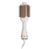 VITALmaxx Heißluft-Stylingbürste zum Föhnen, Bürsten und Wellen mit ovalem Kopf und 3 Temperaturstufen für Volumen und weniger Verknotungen.