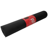 DoYourYoga Yogamatte Kirana - 183 x 61 x 0,4 cm - Schwarz, weiche, rutschfeste ECO-PVC Trainingsmatte für Yoga und Fitness.