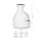 nah-vital elektrisches Kopfmassagegerät mit 360°-Rotationsmassage, 4 Massageköpfen, USB aufladbar und strahlwassergeschützt, 12x10 cm.