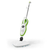 CLEANmaxx Dampfbesen - 5in1 in limettengrün/weiß für vielseitige Boden- und Textilreinigung, schnell einsatzbereit, mit abnehmbarem 350 ml Wassertank.