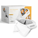 nah-vital® Shiatsu-Massagegerät mit 4 rotierenden Massagebällen, Knetmassage, Vibrationsmassage, Wärmefunktion und waschbarem Bezug, weiß