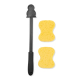 CLEANmaxx Felgenbürste mit 2 Schwämmen - flexibel, schonend, ideal zur gründlichen Reinigung von Alufelgen und schwer zugänglichen Stellen.