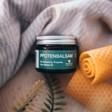 FLUFFINO® Pfotenbalsam - 50 ml natürlicher Pfotenschutz mit Bienenwachs, Propolis und Bio-Jojoba-Öl für Hunde.