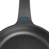 N8WERK 8-teiliges Aluguss-Topf- und Pfannen-Set mit Heat Indicator, Midnight Edition, 24 cm Aluguss-Pfanne, beschichtet, induktionsgeeignet