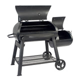 LANDMANN Smoker Vinson 400 schwarz, klassischer 18 Zoll Smoker mit 4-in-1 Funktion und emaillierten Grillrosten.