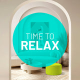 LUMALAND Sitzsack Pouf (50 L) Apfelgrün, multifunktional als Sitzhocker und Fußschemel, geeignet für Innen- und Außenbereich.