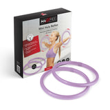 MAXXMEE Hula Hoop Reifen für die Arme - 2er-Set - 33 cm, formstabile Mini Reifen mit Schaumstoff für effektives Armtraining.