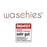 waschies Waschbare Abschmink-Pads 3er-Set weiß, porentiefe Reinigung nur mit Wasser, hautschonend, hypoallergen, supersoft, sehr gut ÖKO-TEST bewertet.