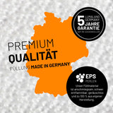 LUMALAND Luxury XL Sitzsack stylischer Beanbag Rot mit 120L Füllung, Premium Qualität, 5 Jahre Garantie, Made in Germany.