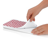 CLEANmaxx Akku-Scheuerbürste 3,7V rot/grau mit abnehmbarem Reinigungspad, ideal für empfindliche Böden und kabellose Anwendung.