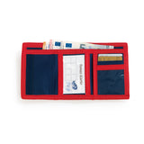 FC BAYERN MÜNCHEN Geldbörse "Mia san Mia" mit FC Bayern-Logo, Kartenfächern, Scheinfach und Klettverschluss.