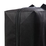 LUMALAND Matratzen-Aufbewahrungstasche schwarz, 90 x 200 x 25 cm, platzsparend, mit Reißverschluss und Tragegriff.