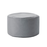 LUMALAND Sitzsack Pouf (50 L) grau, multifunktional als Sitzhocker, Fußschemel, für In- & Outdoor, pflegeleicht und langlebig.