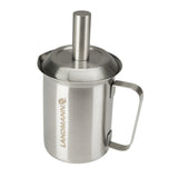 LANDMANN Selection Saucentopf aus Edelstahl mit Deckel und Griff, ideal für Grillmarinaden und Saucen beim Grillen.