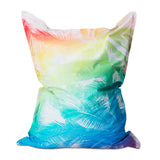 LUMALAND Sitzsack Classic XXL (380 L) Special Edition Tropical Regenbogen, wetterfest, bequem für drinnen & draußen.