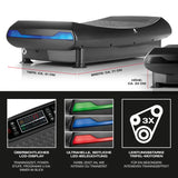 FitEngine 4D Vibrationsplatte mit 3 Vibrationsmodi, 60 Intensitätsstufen, LED-Beleuchtung und leistungsstarken Triple-Motoren.