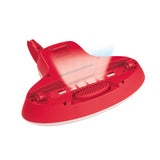 CLEANmaxx Akku-Milben-Handstaubsauger mit UV-C-Licht in Rot/Weiß zur sterilen Reinigung und Milbenbeseitigung ohne Chemie.