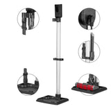 MAXXMEE Standhalterung für die Clever Clean Serie schwarz, einfache Aufstellung ohne Bohren, kompatibel mit Netzteil der Akku-Sauger.