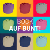 LUMALAND Luxury XL Sitzsack stylischer Beanbag Grün 120L Füllung in vielfältigen Farben für modernes Wohnambiente.