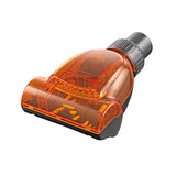CLEANmaxx Zyklon-Staubsauger Pet Star 700 W in Orange-Silber mit rotierender Bürstenwalze zur Tierhaarentfernung.