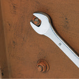 Hoberg LED Rost-Schild mit Willkommen, Metall-Schild mit Rostoptik und abnehmbarer Bodenplatte, wetterbeständig und kabellos.