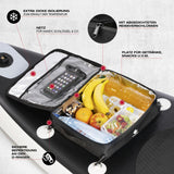 FitEngine SUP Kühltasche aus wasserresistentem 600D Polyester mit Isolierung, Netzfach und Befestigung für SUP-Touren.