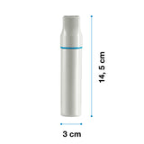 DECKENBLITZ Markierstift mit überstreichbarer Spezialtinte für perfektes Nass-in-Nass-Streichergebnis und einfache Wanderneuerung.