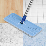 CLEANmaxx Komfort-Mopp Smart blau mit 2-Kammer-System, ideal für Laminat, Parkett, Fliesen und alle Böden im Haushalt.