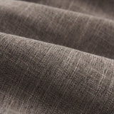 LUMALAND Sitzsack Interior Line Hellgrau in Leinen-Optik, weiches Material mit dreieckiger Form und 370l Füllung, 150 x 100 x 100 cm.