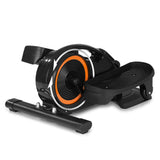 MAXXMEE Ellipsentrainer - 8 Stufen Einstellbar, schwarz, für individuelles Training und gezieltes Bauch-Beine-Po-Workout im Sitzen.